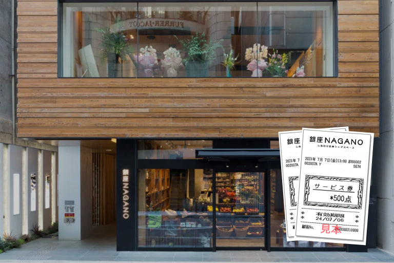 休館に伴う銀座NAGANO「サービス券」の有効期限延長について