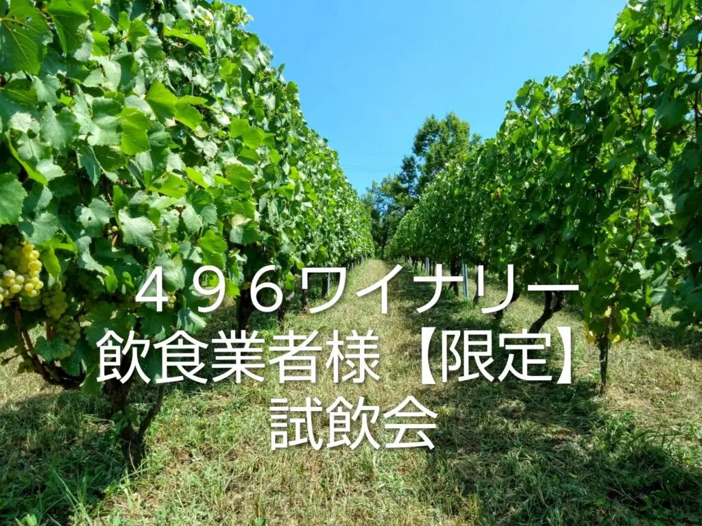 496ワイナリー 飲食業者様 限定 試飲会 | 銀座NAGANO しあわせ信州