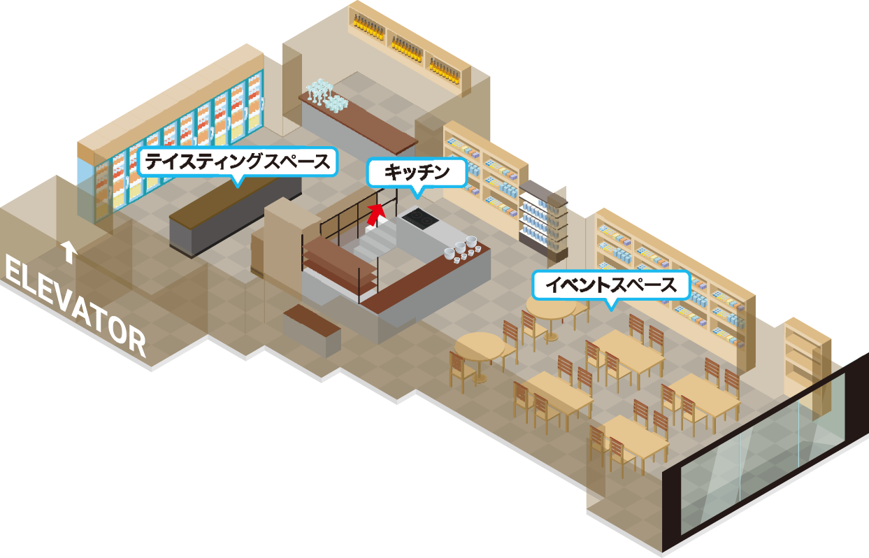 画像：フロアマップ2F